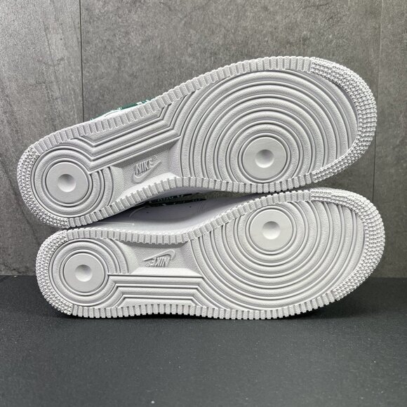 Nike Air Force 1 '07 ESS Green Paisley White Size 10 Womens Sneakers - Picture 11 of 11